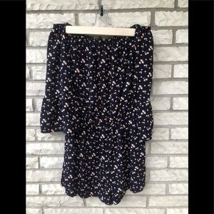 Soprano Navy Floral Romper